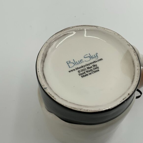 NWT Blue Sky Clayworks HALLOWEEN Mug Dia De Los Muertos Day of Dead - Picture 4 of 4